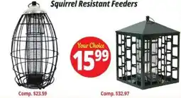 Ocean State Job Lot Squirrel Resistant Feeders offer