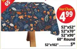 Ocean State Job Lot Your Choice Tablecloth offer