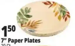 Ocean State Job Lot 7" Paper Plates offer