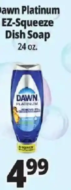 Ocean State Job Lot Dawn Platinum EZ-Squeeze Dish Soap offer