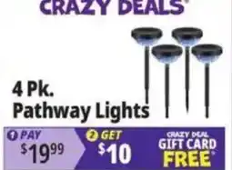 Ocean State Job Lot 4 Pk. Pathway Lights offer
