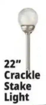 Ocean State Job Lot 22" Crackle Stake Light offer