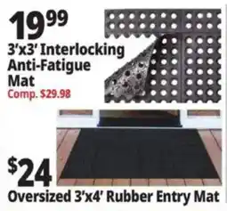 Ocean State Job Lot 3'x3' Interlocking Anti-Fatigue Mat offer
