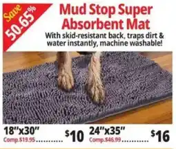 Ocean State Job Lot Mud Stop Super Absorbent Mat offer
