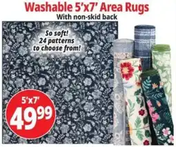 Ocean State Job Lot Washable 5'x7' Area Rugs offer