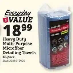 Rural King Everyday Value Heavy Duty Multi-Purpose Microfiber Detailing Towels offer