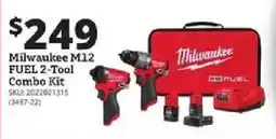 Rural King Milwaukee M12 FUEL 2-Tool Combo Kit offer