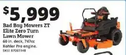 Rural King Bad Boy Mowers ZT Elite Zero Turn Lawn Mower offer