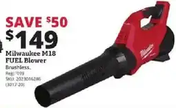 Rural King Milwaukee M18 Fuel Blower offer