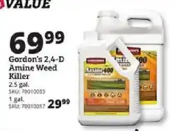 Rural King Gordon's 2,4-D Amine Weed Killer offer