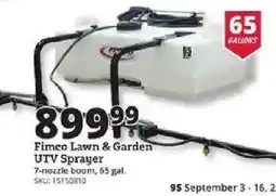 Rural King Fimeo Lawn & Garden UTV Sprayer offer