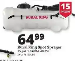 Rural King Rural King Spot Sprayer offer
