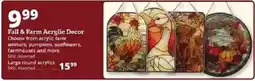 Rural King Fall & Farm Acrylic Decor offer