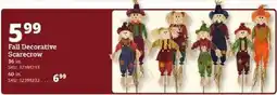 Rural King Fall Decorative Scarecrow offer