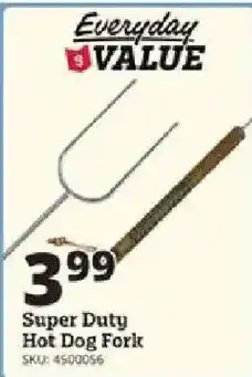 Rural King Everyday Value Super Duty Hot Dog Fork offer