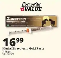 Rural King Merial Zimecterin Gold Paste offer