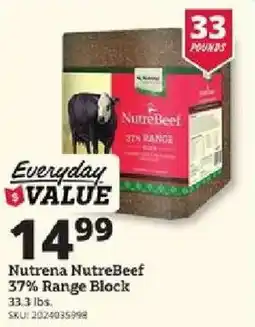 Rural King Nutrena NutreBeef 37% Range Block offer
