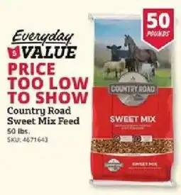 Rural King Country Road Sweet Mix Feed offer