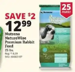 Rural King Nutrena NatureWise Premium Rabbit Feed offer