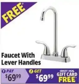 Ocean State Job Lot Faucet With Lever Handles offer