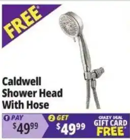Ocean State Job Lot Caldwell Shower Head With Hose offer