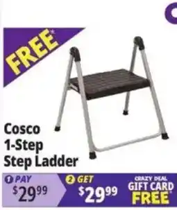 Ocean State Job Lot Cosco 1-Step Step Ladder offer