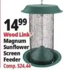 Ocean State Job Lot Wood Link Magnum Sunflower Screen Feeder offer