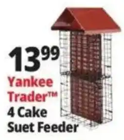 Ocean State Job Lot Yankee Trader 4 Cake Suet Feeder offer