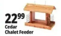 Ocean State Job Lot Cedar Chalet Feeder offer