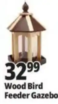 Ocean State Job Lot Wood Bird Feeder Gazebo offer