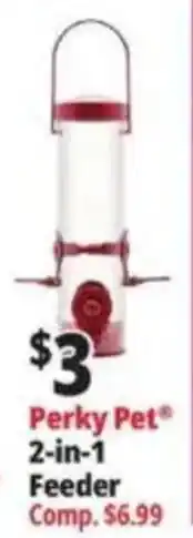 Ocean State Job Lot Perky Pet 2-in-1 Feeder offer