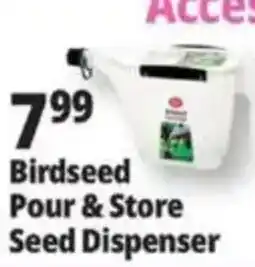 Ocean State Job Lot Birdseed Pour & Store Seed Dispenser offer