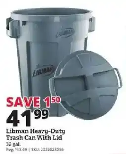 Rural King Libman Heavy-Duty Trash Can With Lid offer
