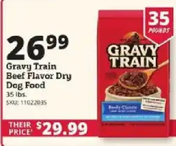 Rural King Gravy Train Beef Flavor Dry Dog Food offer