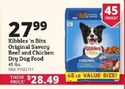 Rural King Kibbles 'n Bits Original Savory Beef and Chicken Dry Dog Food offer