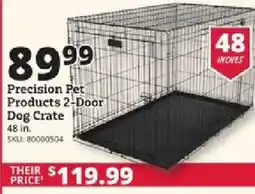 Rural King Precision Pet Products 2-Door Dog Crate offer