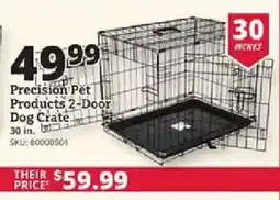 Rural King Precision Pet Products 2-Door Dog Crate offer