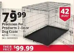 Rural King Precision Pet Products 2-Door Dog Crate offer