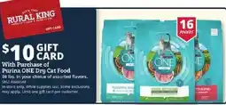 Rural King Rural King Purina One Dry Cat Food offer