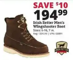 Rural King Irish Setter Men's Wingshooter Boot offer