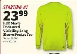 Rural King Key men's enhanced visibility long sleeve pocket tee offer