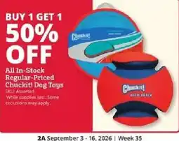 Rural King Chuckit! Dog Toys offer
