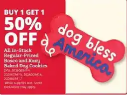 Rural King Bosco and Roxy Baked Dog Cookies offer