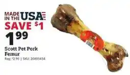 Rural King Scott Pet Pork Femur offer