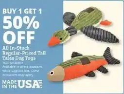 Rural King Tall Tales Dog Toys offer