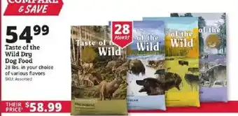 Rural King Taste of the Wild Dry Dog Food offer