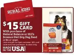 Rural King Rural King $15 Gift Card offer