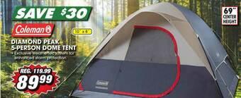 Big 5 Coleman Diamond Peak 5-person Dome Tent offer