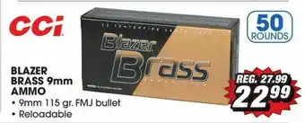 Big 5 Blazer Brass 9mm Ammo offer