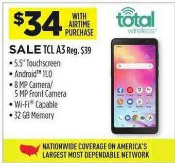 Dollar General Tcl A3 offer